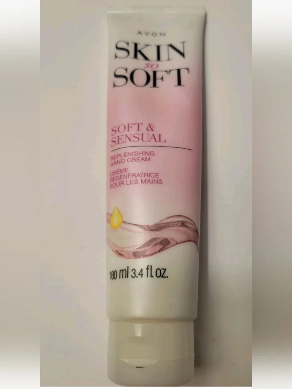 New Sealed Retired Y2k Avon Skin So Soft Sensual Replenishing Hand Cream 3.4 Oz